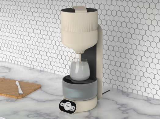 Render of the product. Nimee on the kitchen countertop.